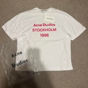 Acne studios stockholm 1996 white and pink  t-shirt (M) in perfect condition